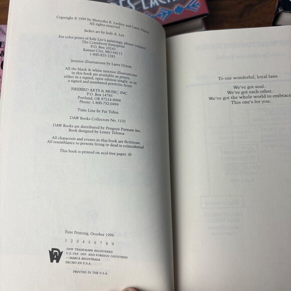 Mercedes Lackey & Larry Dixon 4 Hardcover Books Owlknight Owlflight 1st Edition - Picture 10 of 14